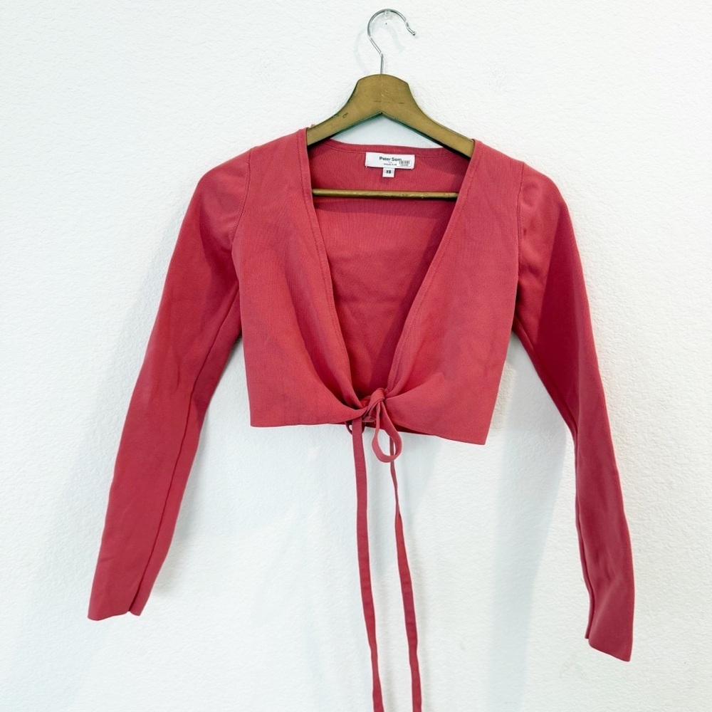 Peter Som- Cropped Wrap Sweater Size XS